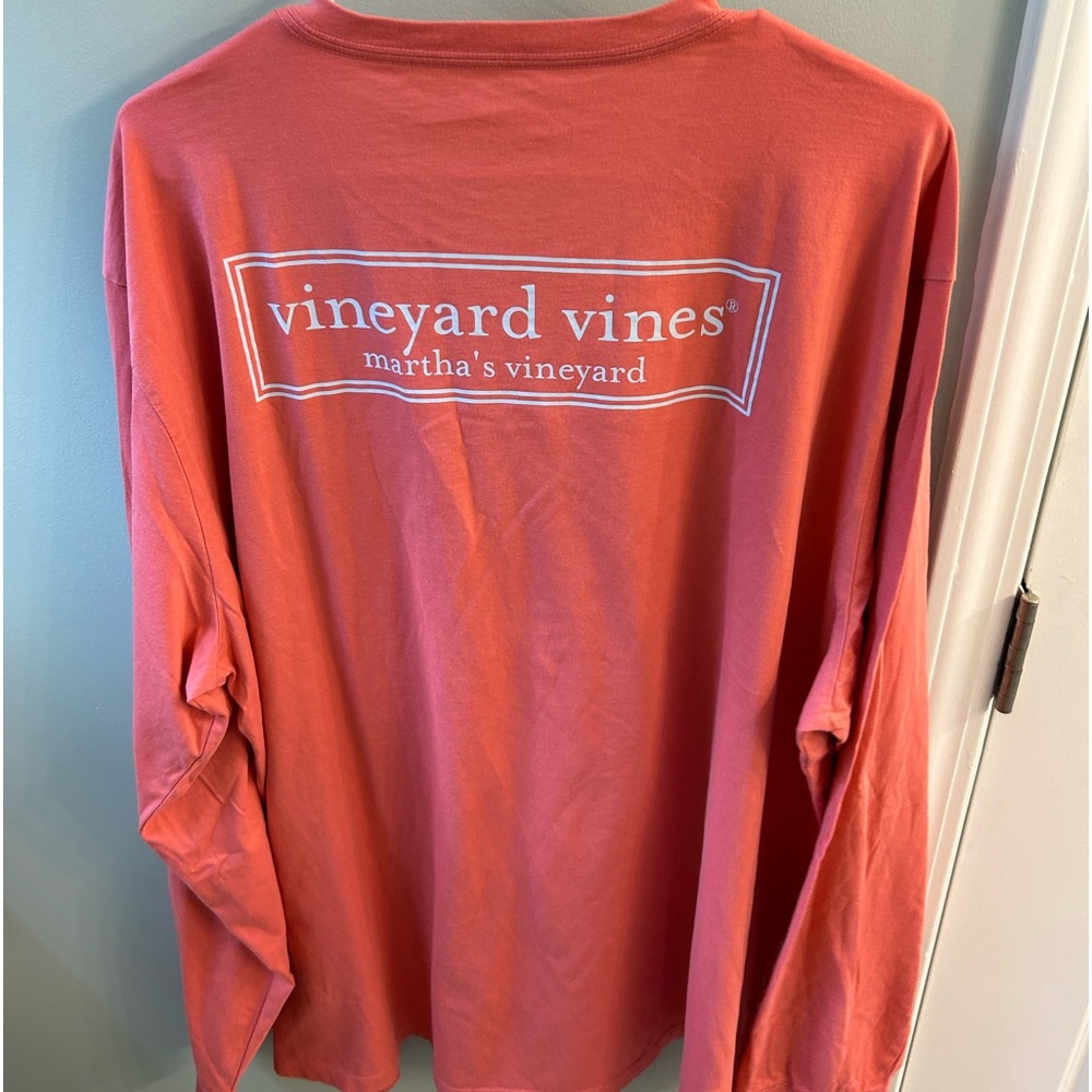New with tags Long sleeve coral vineyard vines tee